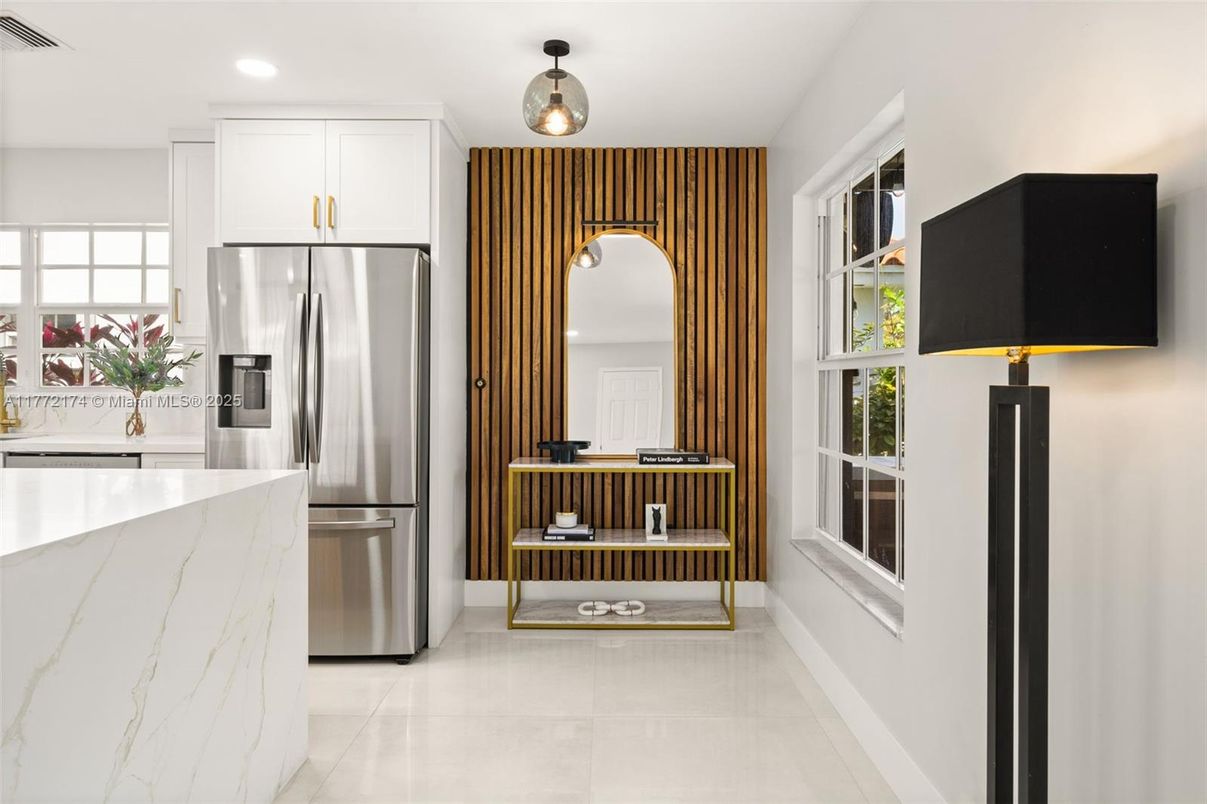 Interior, Kitchen, Recessed Lighting, Stainless Steel Appliances