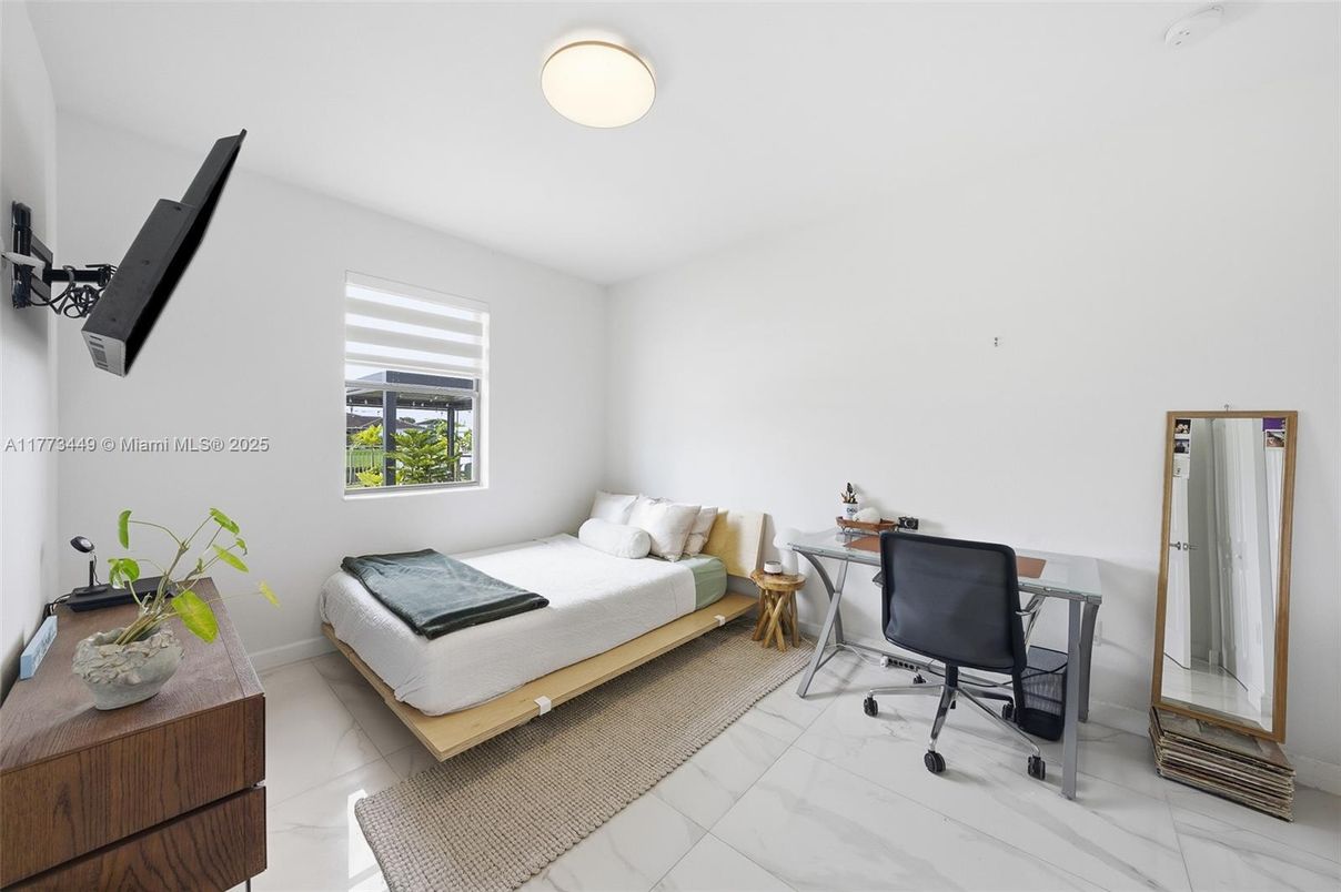 Bedroom, Home Office, Interior, Marble