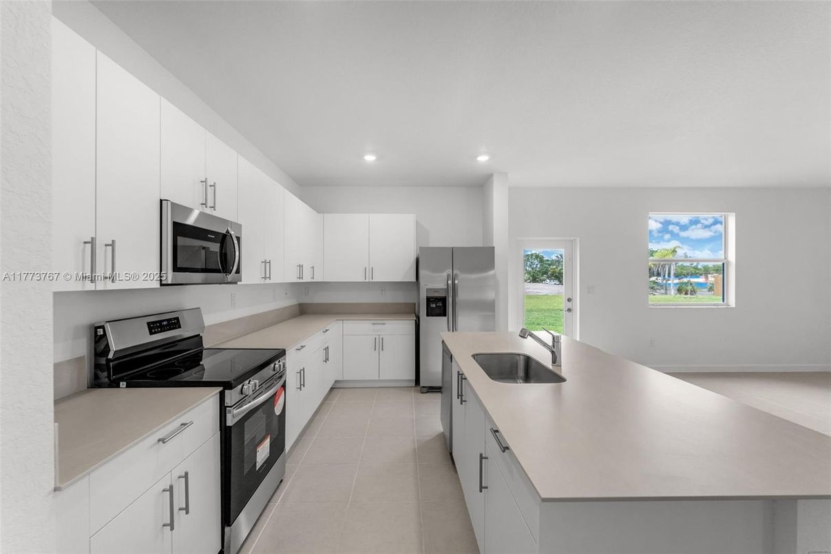 Interior, Kitchen, Recessed Lighting, Stainless Steel Appliances