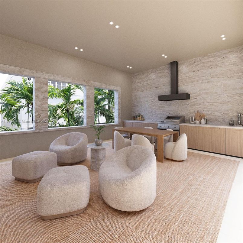 Interior, Living room, Recessed Lighting