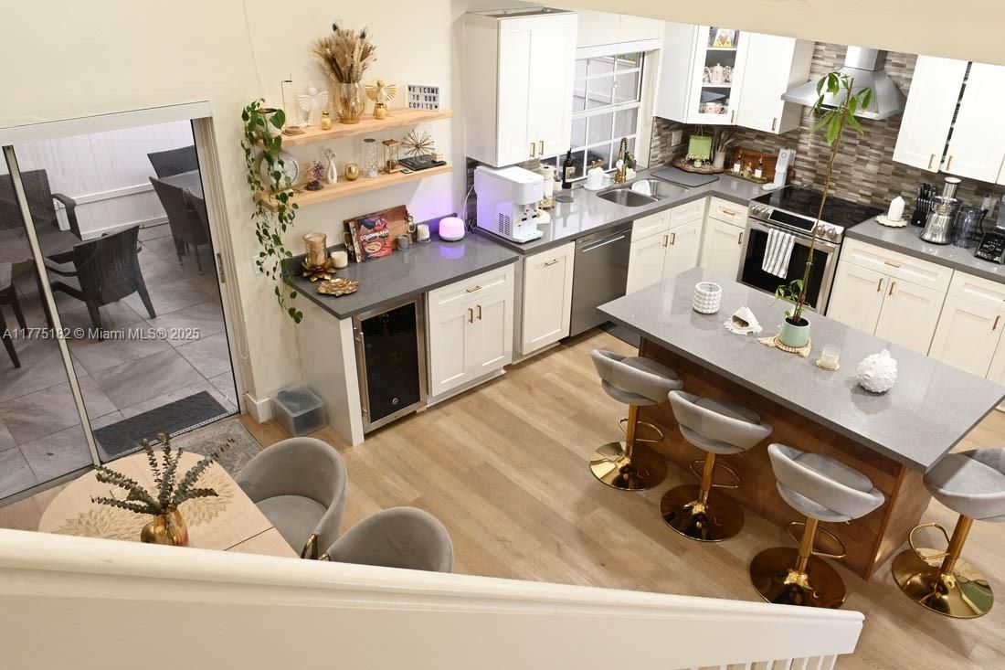 Dining room, Interior, Kitchen, Wood Texture Flooring