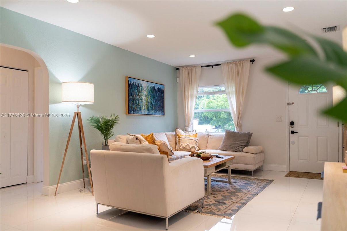 Interior, Living room, Recessed Lighting