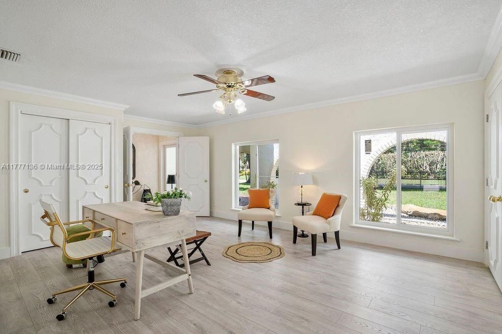Home Office, Interior, Wood Texture Flooring
