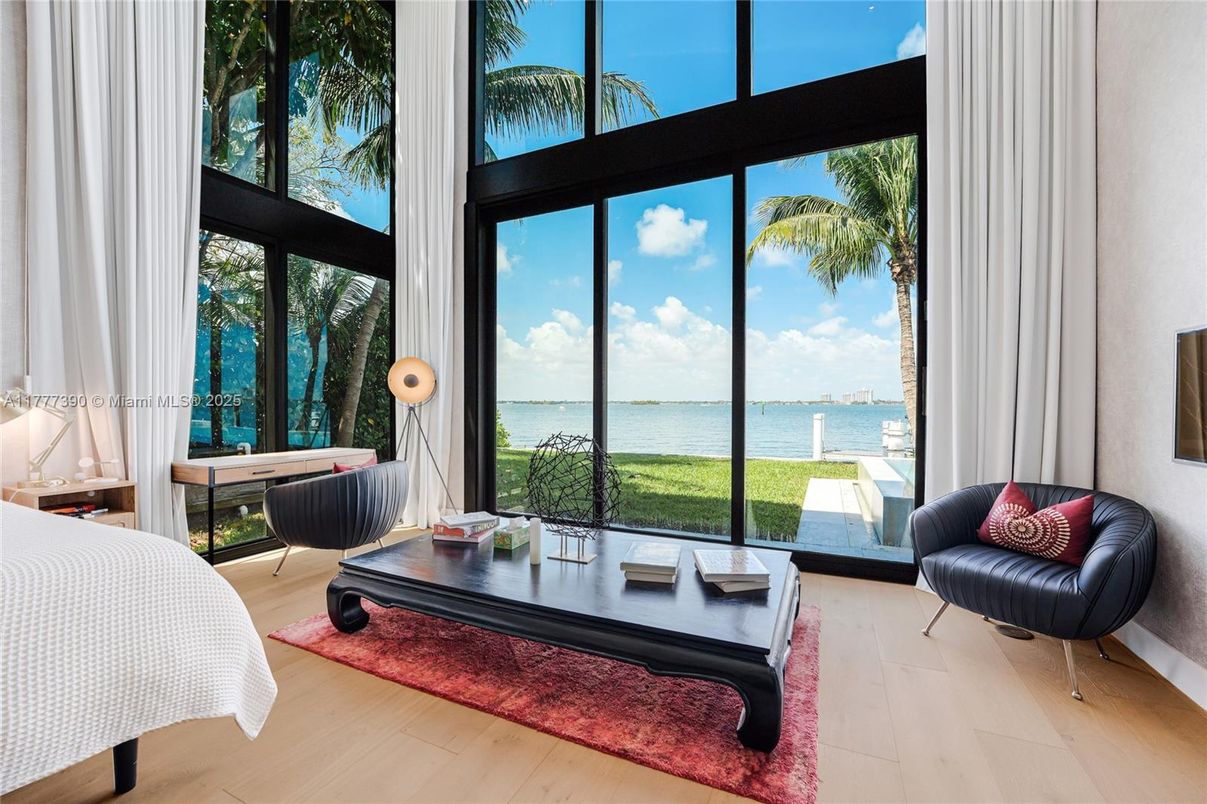 Interior, Sun Room, Water, Wood Texture Flooring