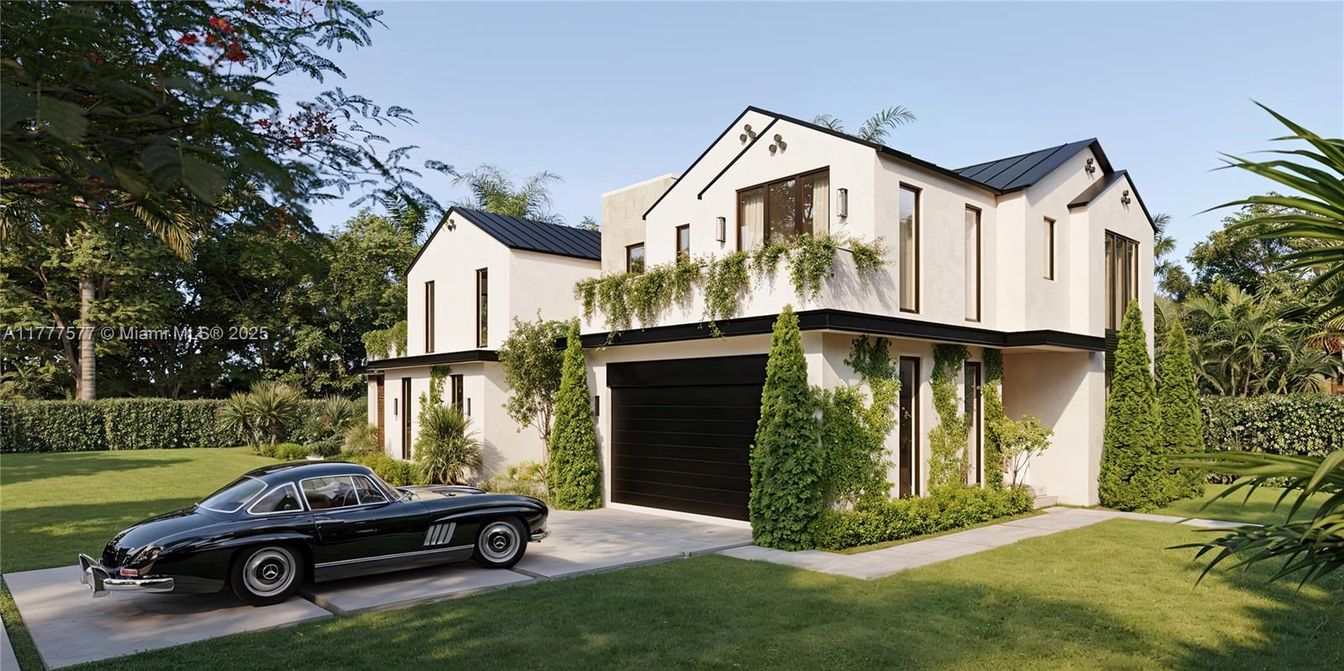 Attached, Exterior, Facade, Farmhouse