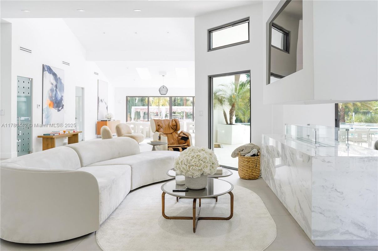Interior, Living room, Recessed Lighting