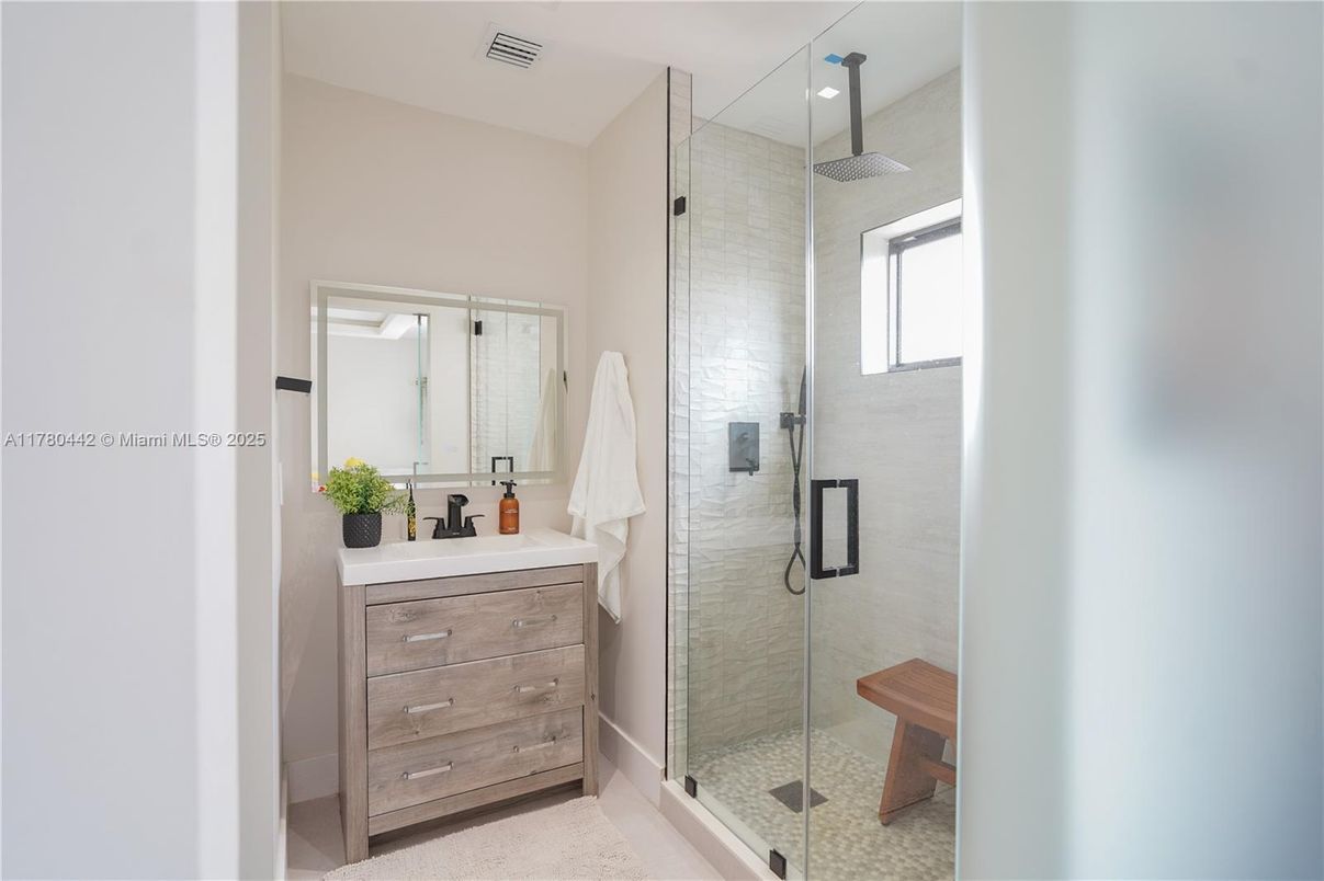 Bathroom, Glass Shower, Interior