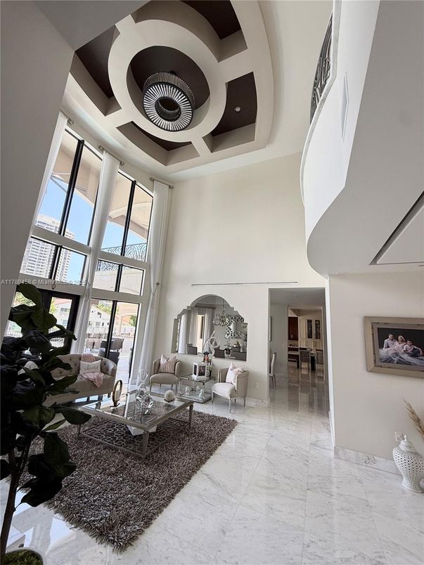 Interior, Living room, Marble, Recessed Lighting