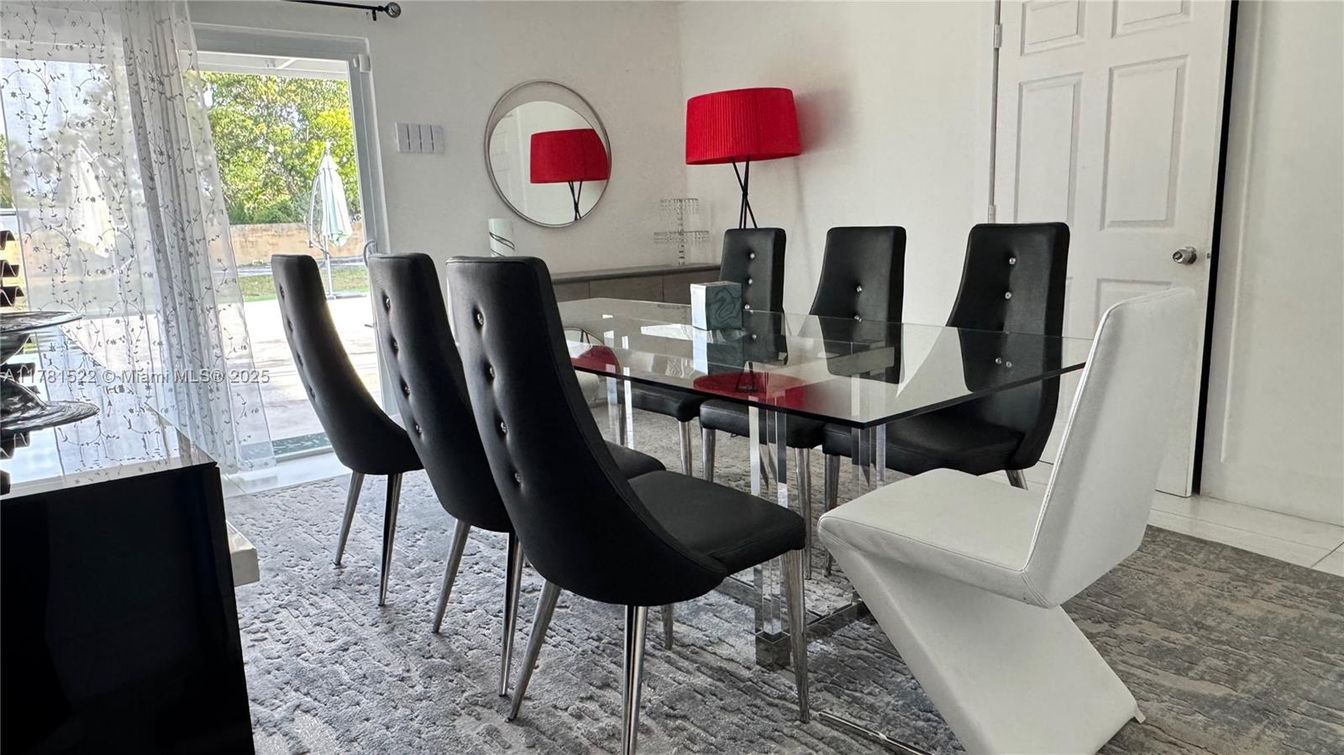 Dining room, Interior