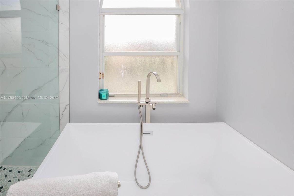 Bathroom, Glass Shower, Interior, Marble Walls