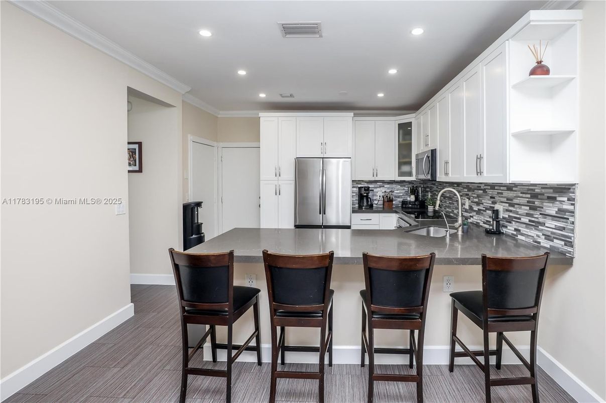 Interior, Kitchen, Recessed Lighting, Stainless Steel Appliances
