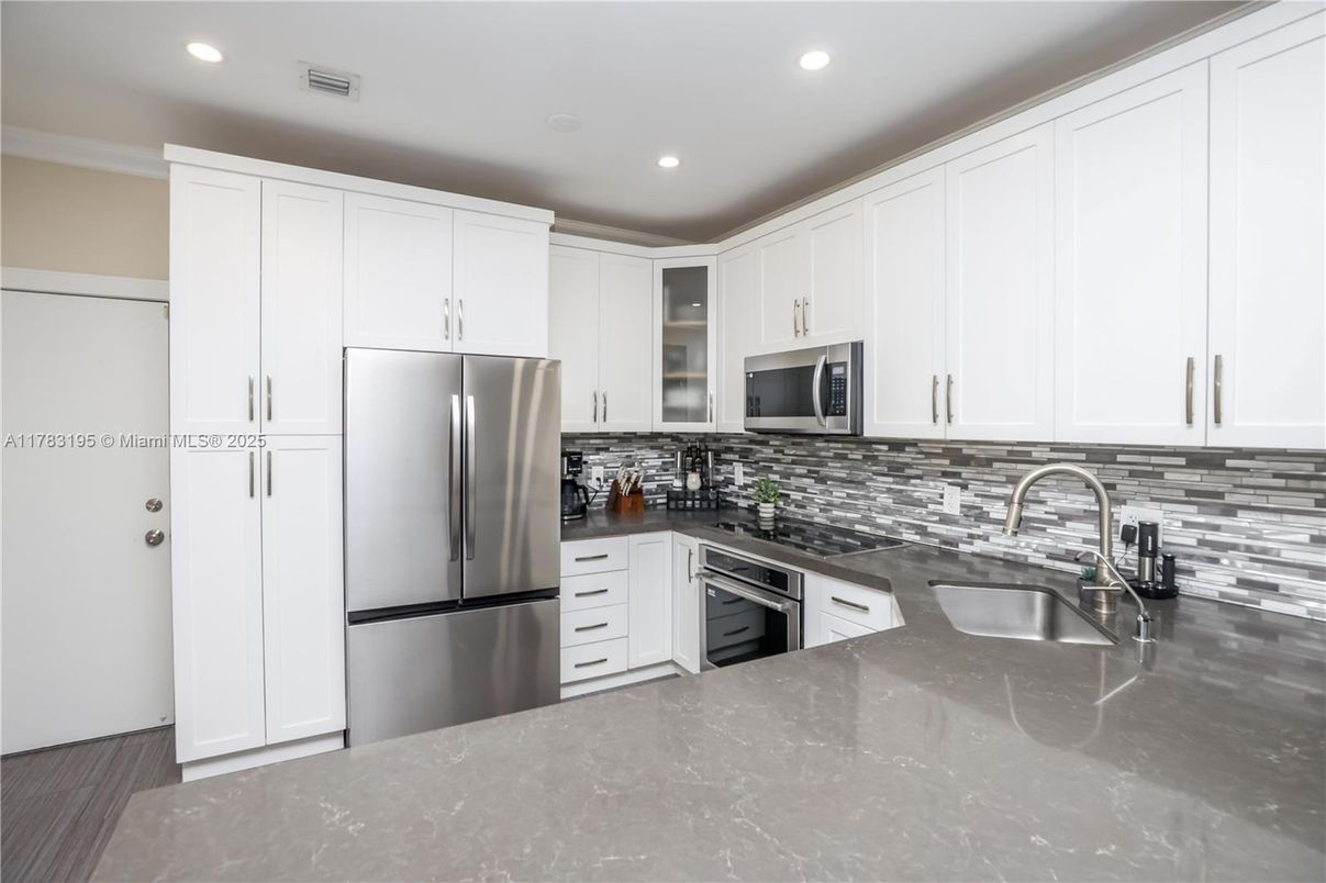 Interior, Kitchen, Recessed Lighting, Stainless Steel Appliances