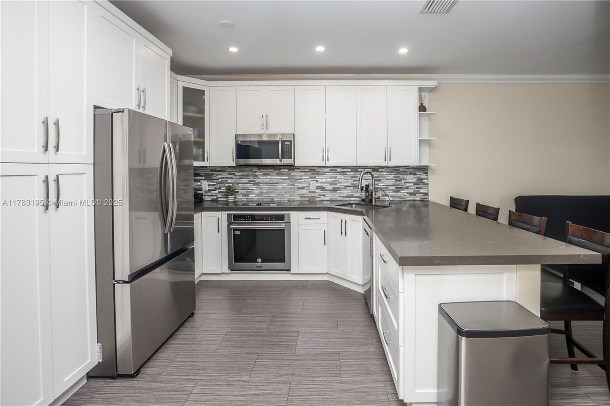 Interior, Kitchen, Recessed Lighting, Stainless Steel Appliances