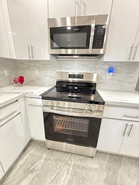 Interior, Kitchen, Marble, Marble Walls, Stainless Steel Appliances