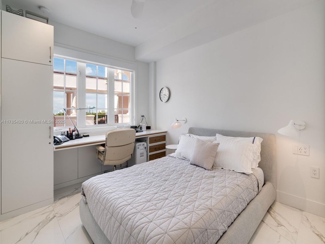 Bedroom, Home Office, Interior, Marble