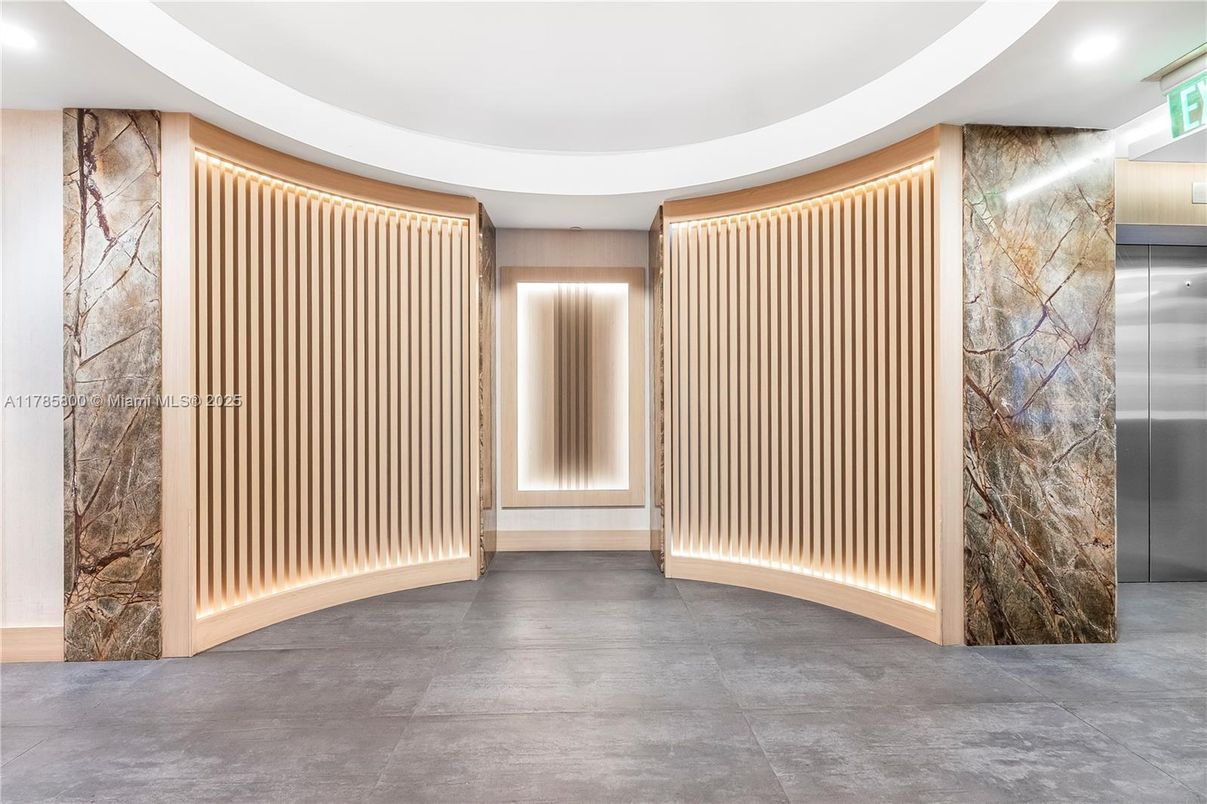 Elevator, Interior, Recessed Lighting