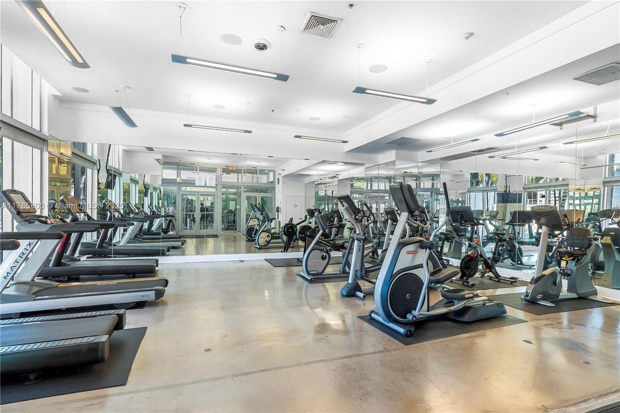 Fitness Equipment, Gym, Interior