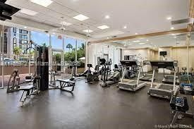Fitness Equipment, Gym, Interior, Recessed Lighting