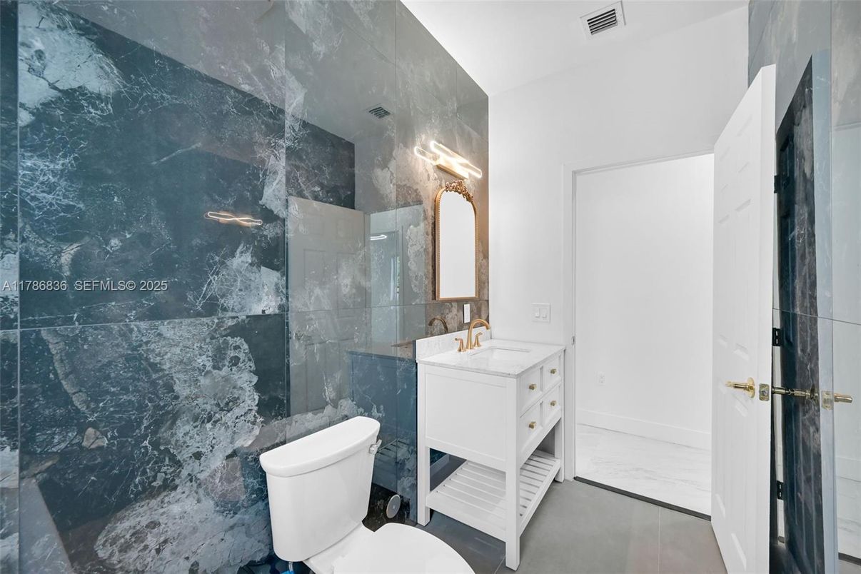 Bathroom, Glass Shower, Interior