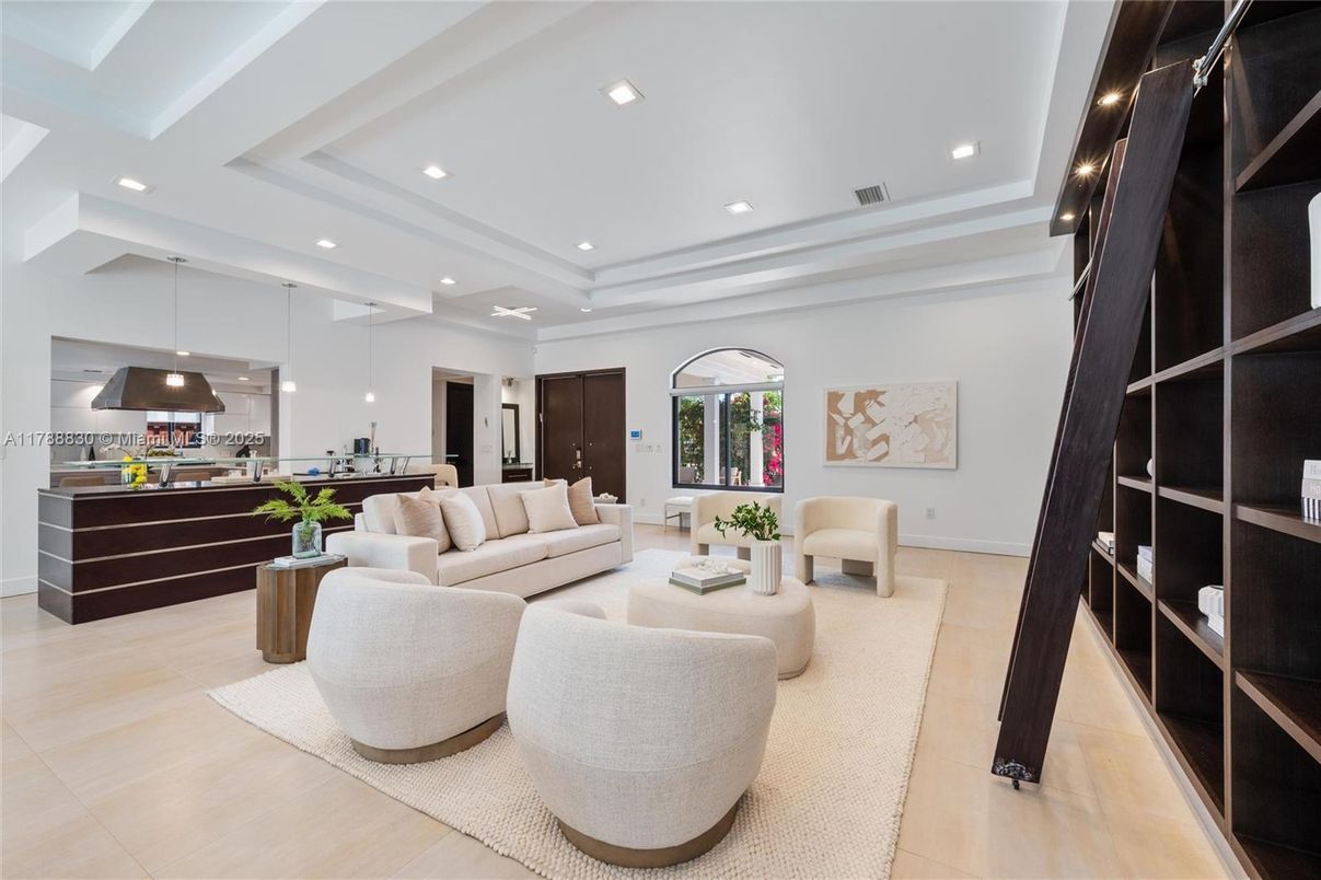 Interior, Kitchen, Living room, Recessed Lighting