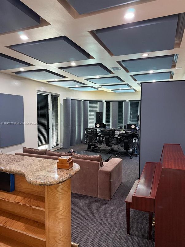 Interior, Living room, Recessed Lighting