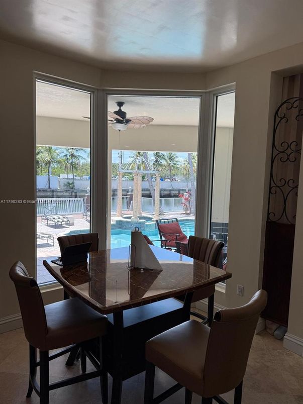 Dining room, Interior, Water