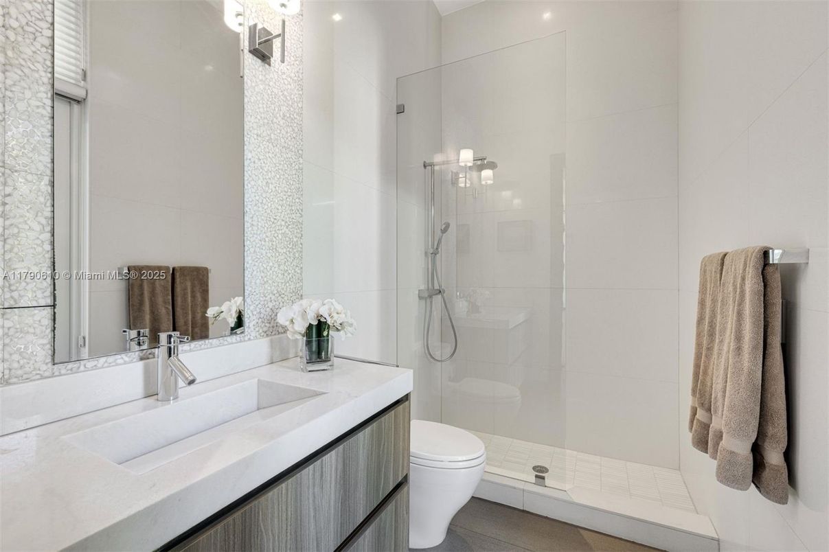 Bathroom, Glass Shower, Interior