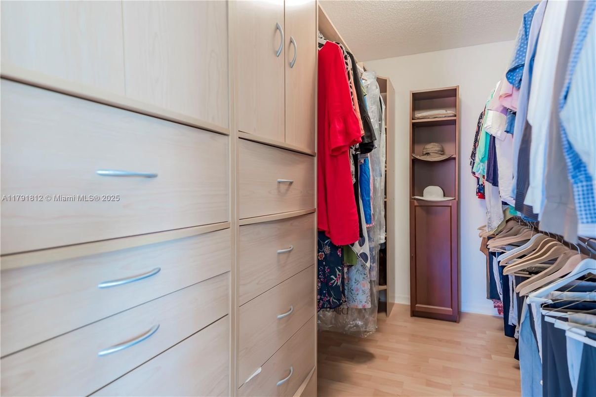Interior, Walk-in Closets, Wood Texture Flooring