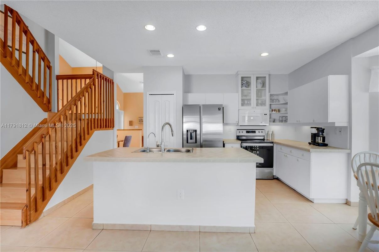 Interior, Kitchen, Recessed Lighting, Stainless Steel Appliances