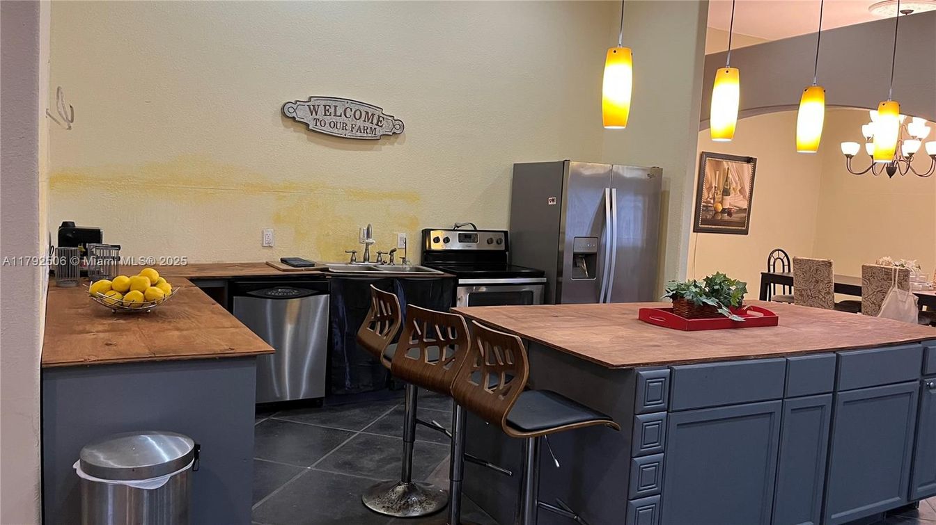 Interior, Kitchen, Pendant Lights, Stainless Steel Appliances