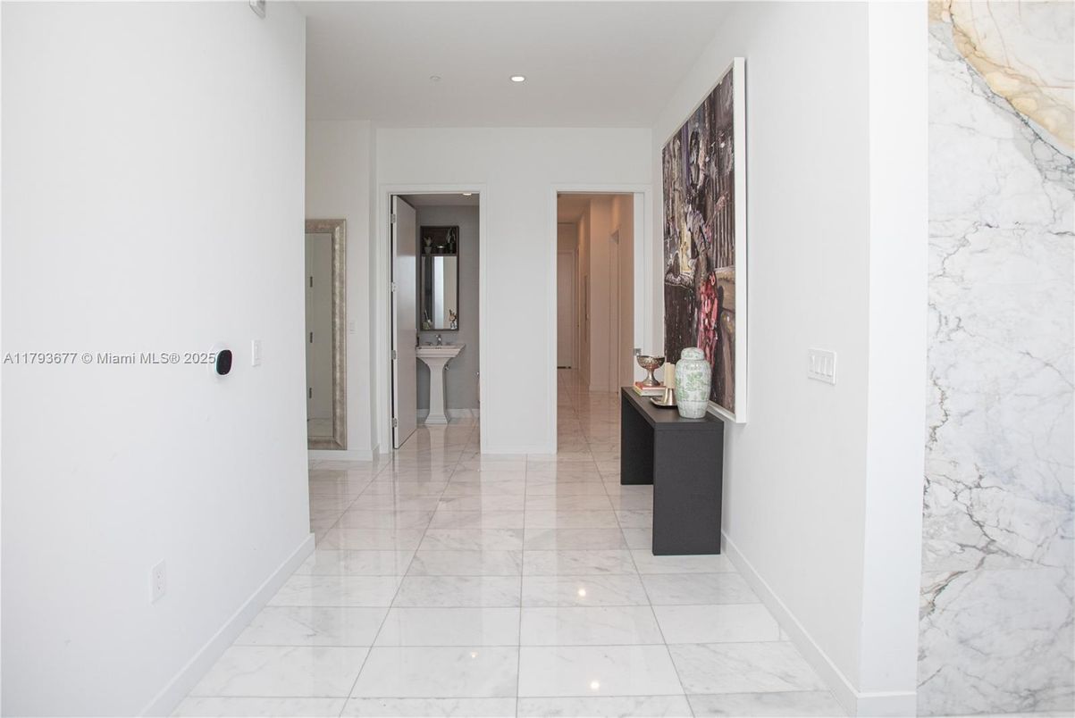 Interior, Marble, Recessed Lighting
