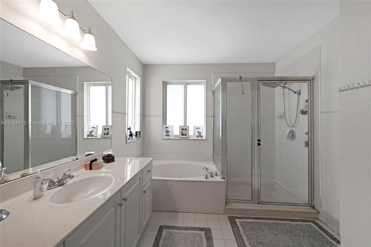 Bathroom, Dual Sink Vanities, Glass Shower, Interior