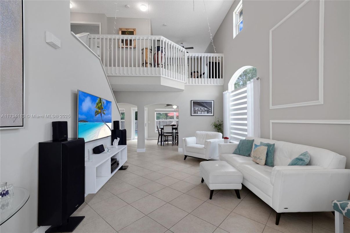 Interior, Living room, Recessed Lighting
