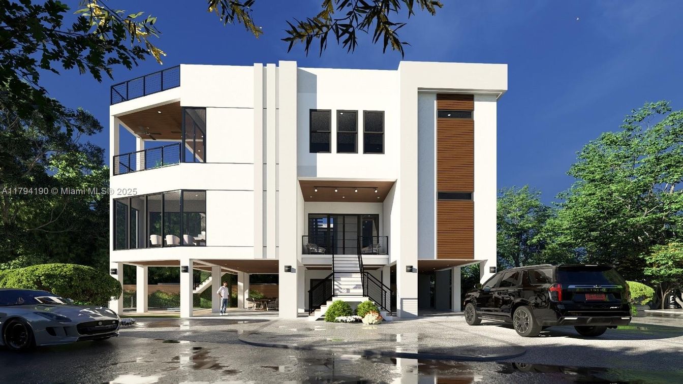 Exterior, Facade, Modern