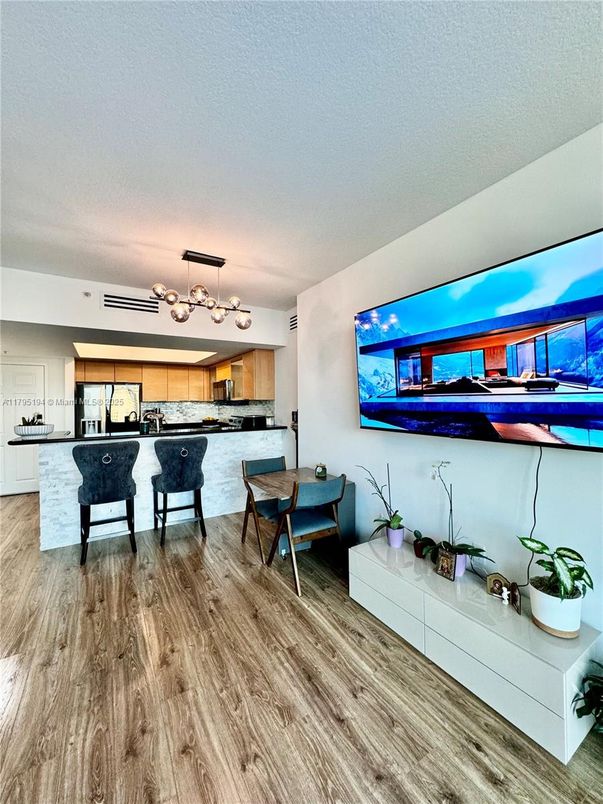 Interior, Kitchen, Wood Texture Flooring