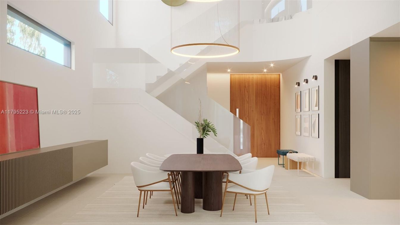 Dining room, Interior, Pendant Lights