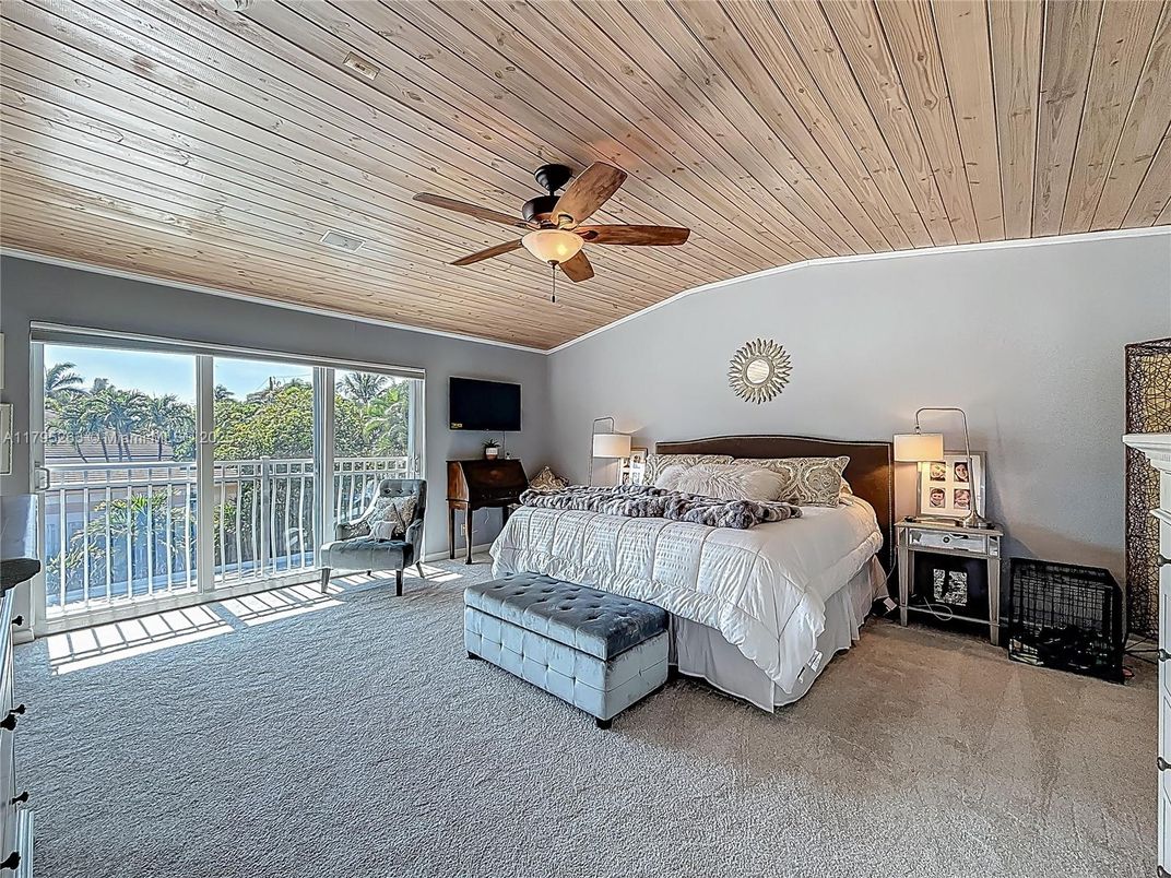 Bedroom, Interior, Wooden Ceilings