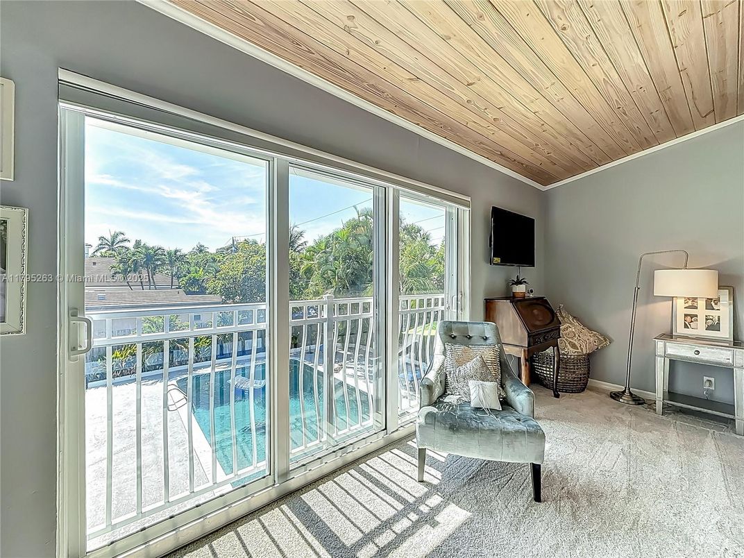Interior, Sun Room, Wooden Ceilings