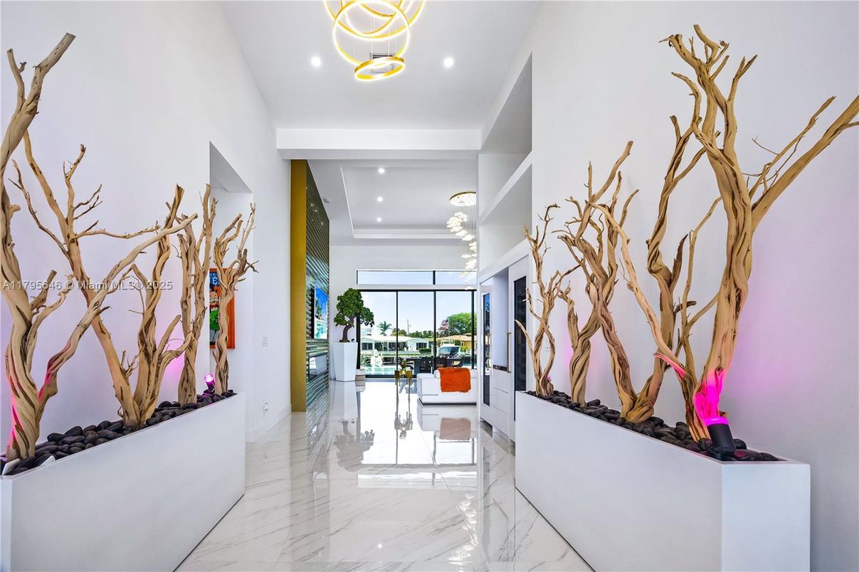 Interior, Marble, Recessed Lighting