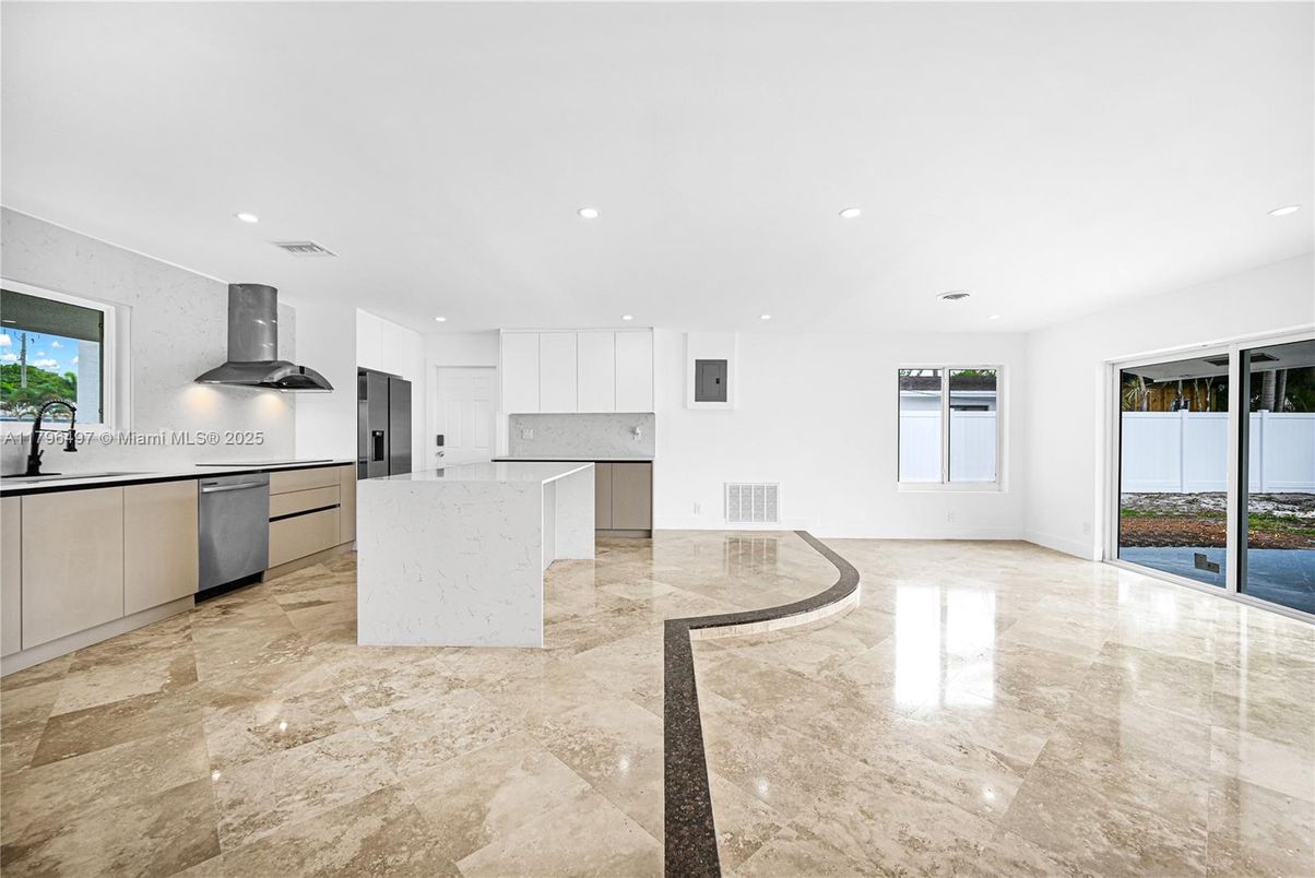 Interior, Kitchen, Recessed Lighting, Stainless Steel Appliances