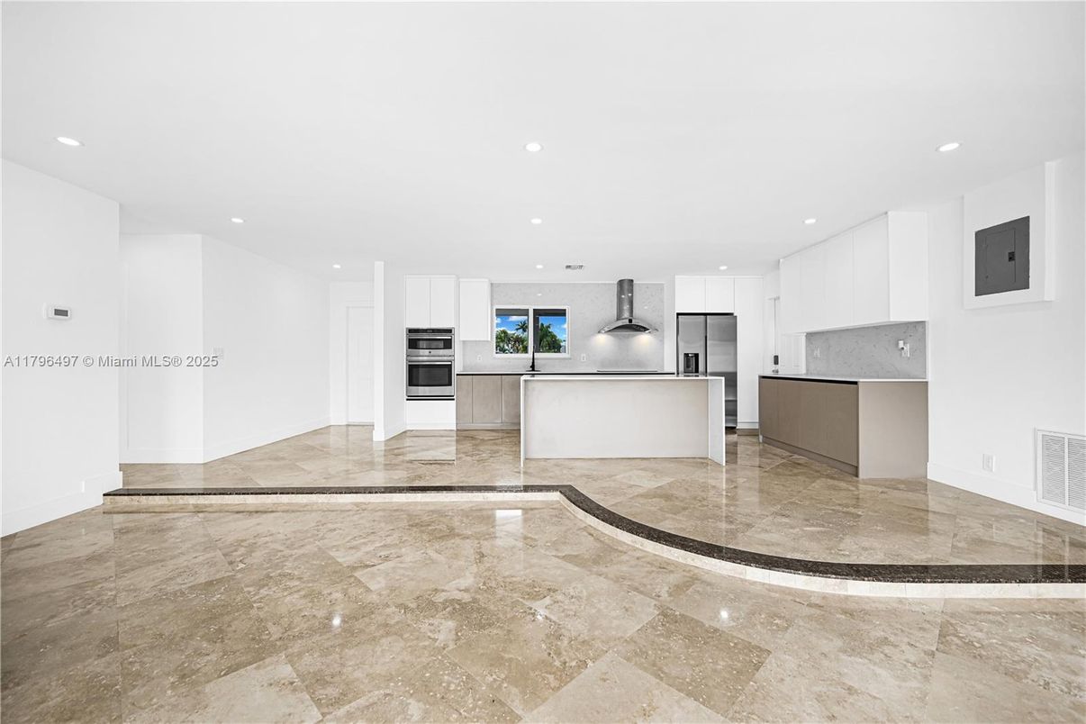 Interior, Kitchen, Recessed Lighting, Stainless Steel Appliances