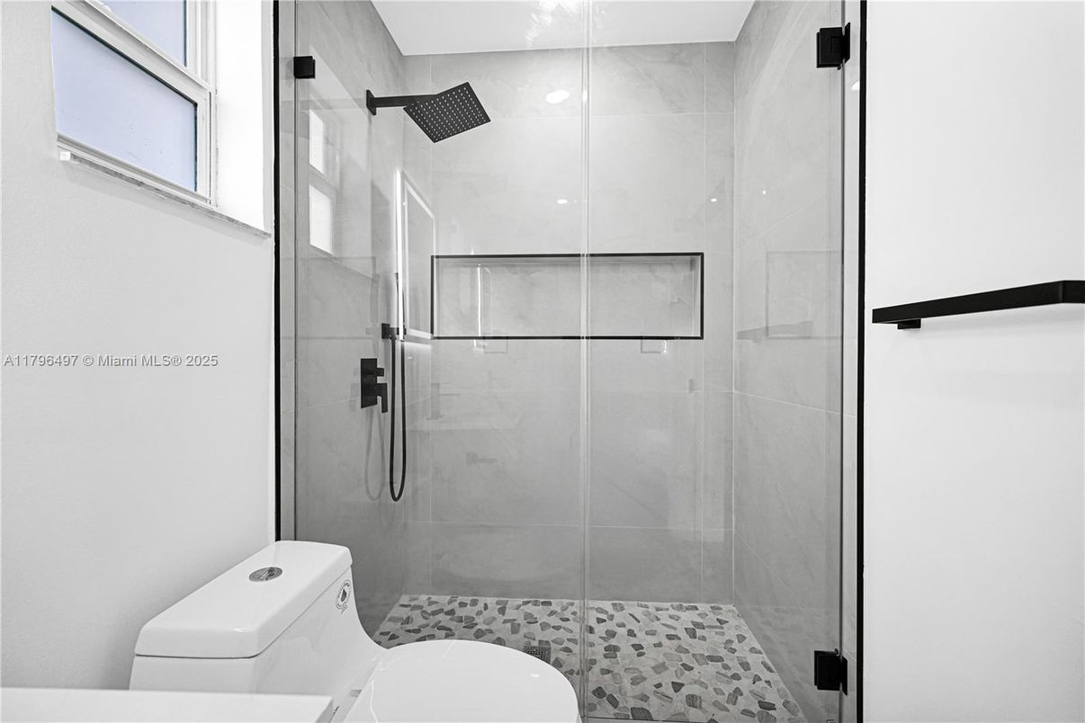 Bathroom, Glass Shower, Interior