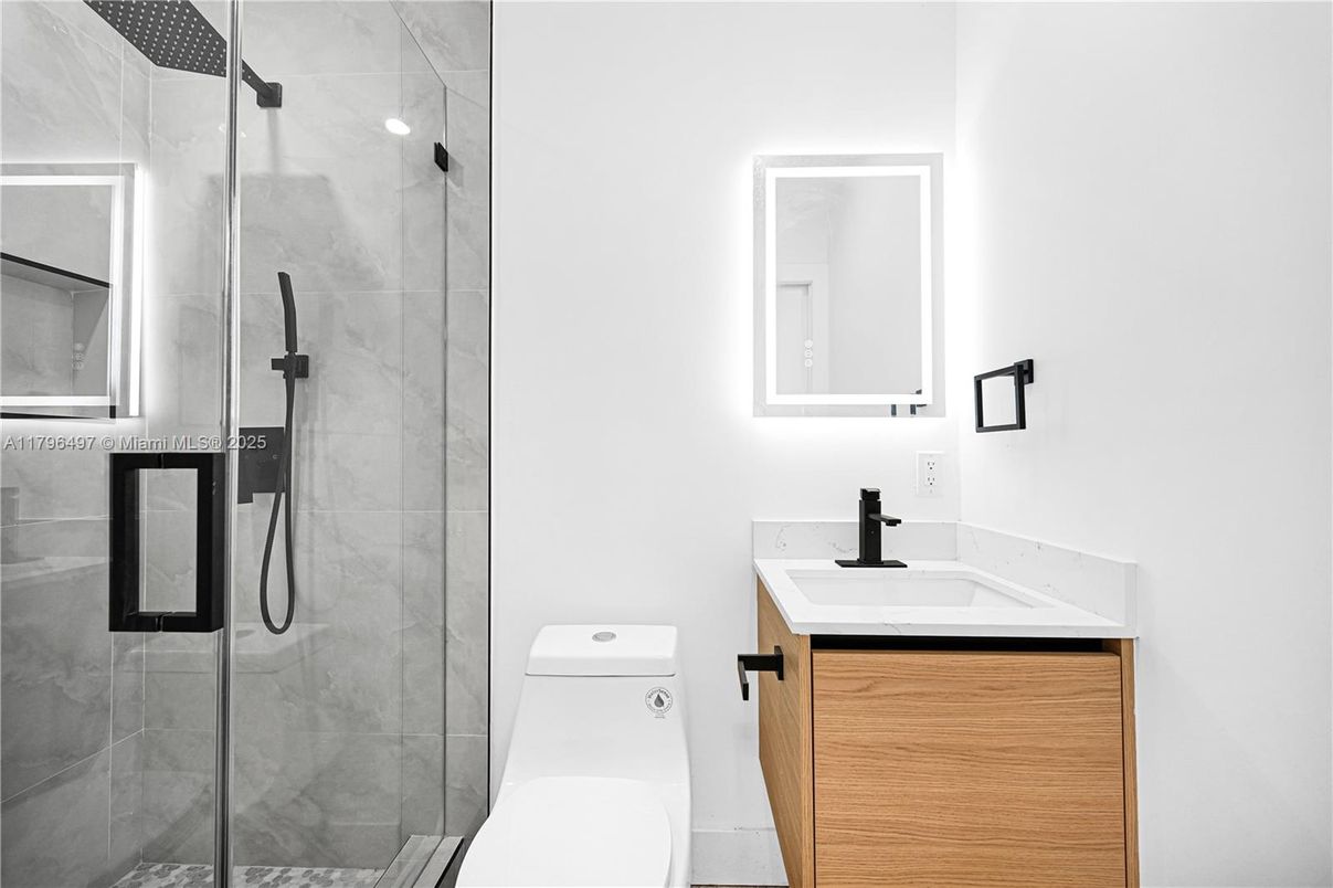 Bathroom, Glass Shower, Interior