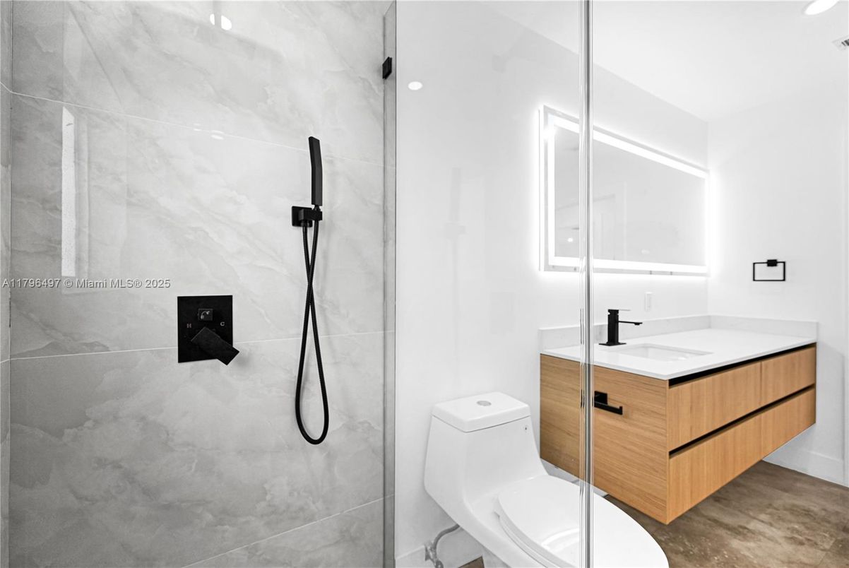 Bathroom, Glass Shower, Interior