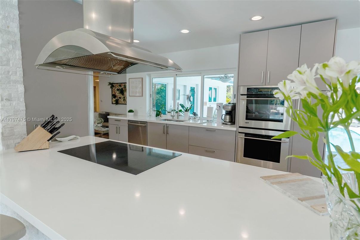 Interior, Kitchen, Recessed Lighting, Stainless Steel Appliances