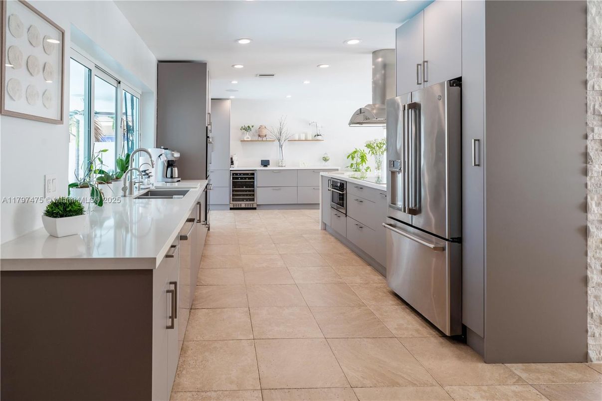 Interior, Kitchen, Recessed Lighting, Stainless Steel Appliances