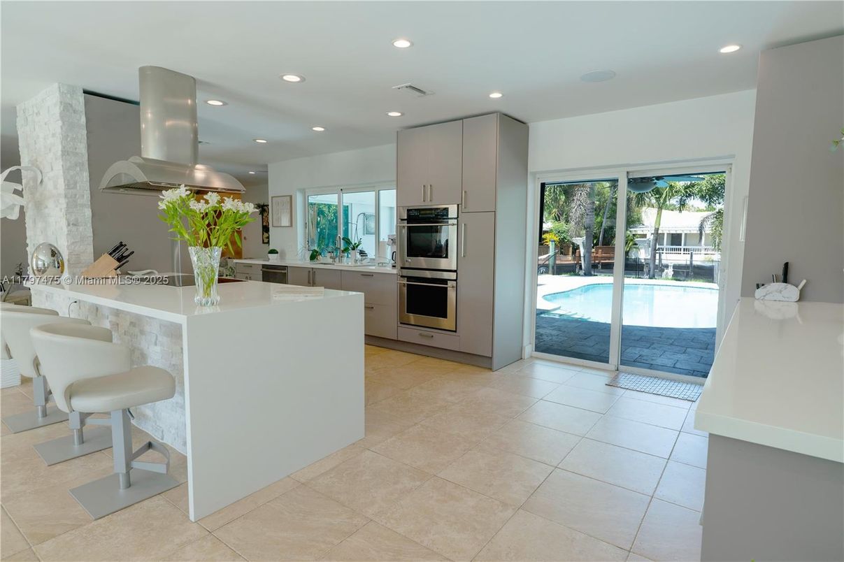 Interior, Kitchen, Recessed Lighting, Stainless Steel Appliances