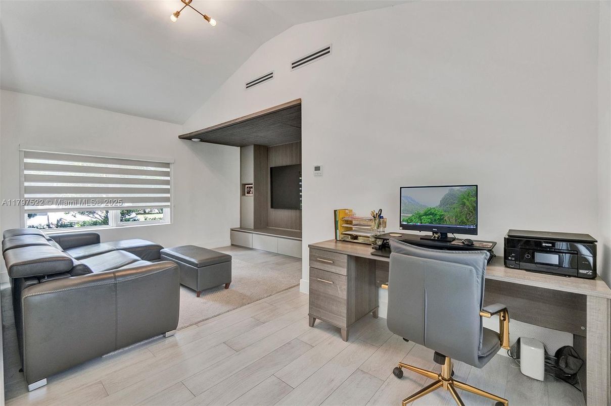 Home Office, Interior, Wood Texture Flooring
