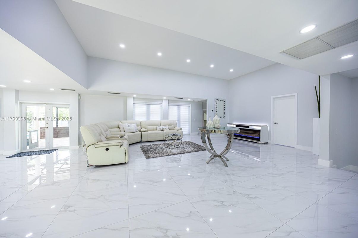 Interior, Living room, Marble, Recessed Lighting
