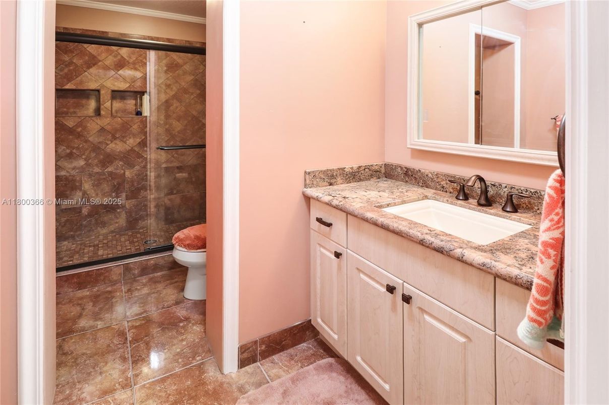 Bathroom, Glass Shower, Interior